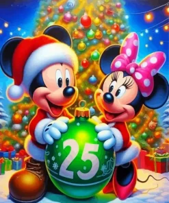 Mickey And Minnie Mouse Diamond Painting