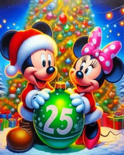 Mickey And Minnie Mouse Diamond Painting