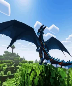 Minecraft Dragon Diamond Painting