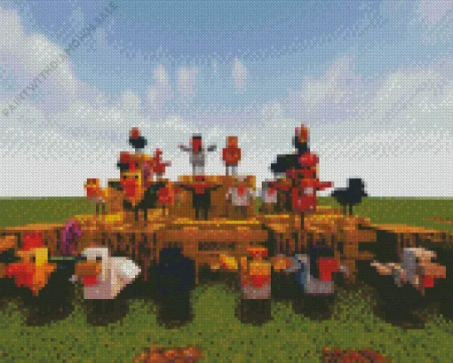 Minecraft Earth Video Game Diamond Painting