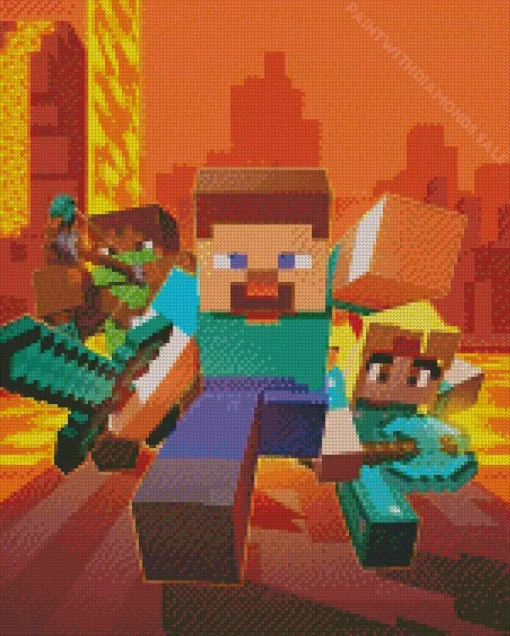 Minecraft Game Diamond Painting