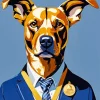 Mr Pit Bull Diamond Painting