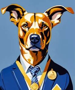 Mr Pit Bull Diamond Painting