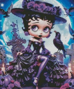 Mysterious Betty Boop Diamond Painting