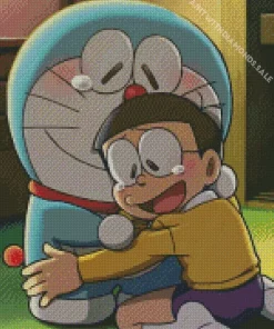 Nobita And Doraemon Diamond Painting