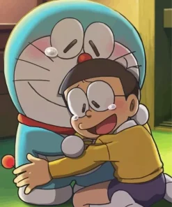 Nobita And Doraemon Diamond Painting