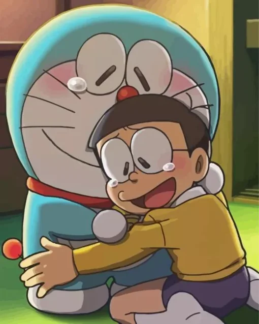 Nobita And Doraemon Diamond Painting