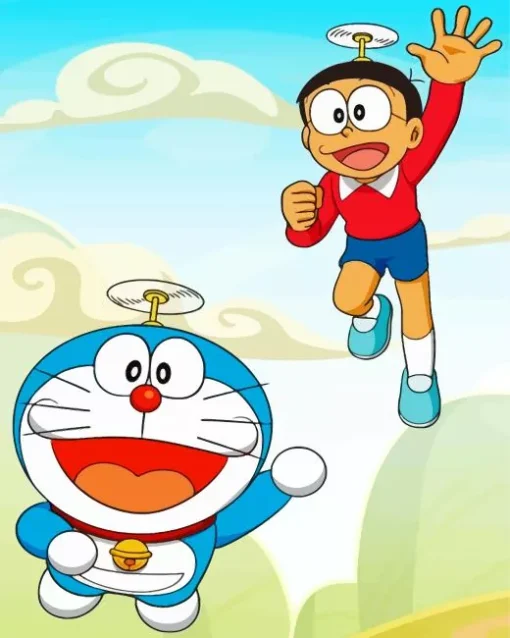 Nobita Anime Diamond Painting