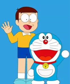 Nobita Character Diamond Painting