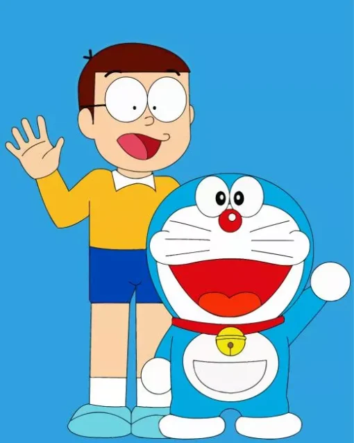 Nobita Character Diamond Painting