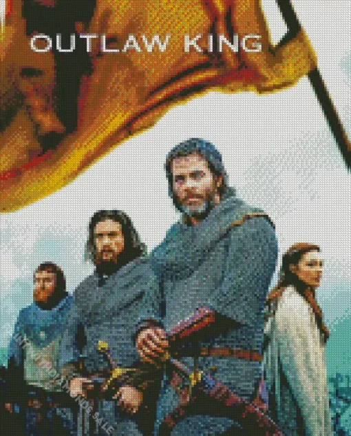 Outlaw King Movie Poster Diamond Painting