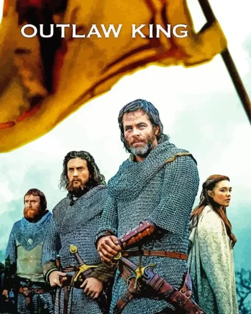 Outlaw King Movie Poster Diamond Painting