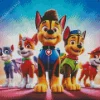 paw patrol Diamond Paintings