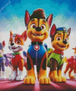 paw patrol Diamond Paintings