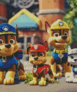 paw patrol animated serie Diamond Paintings