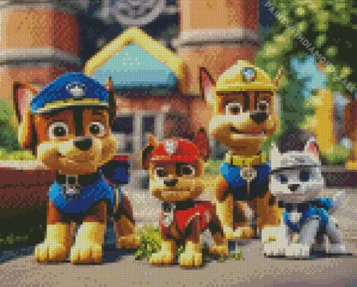 paw patrol animated serie Diamond Paintings