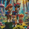 paw patrol animation Diamond Paintings