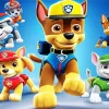 paw patrol dogs Diamond By Numbers