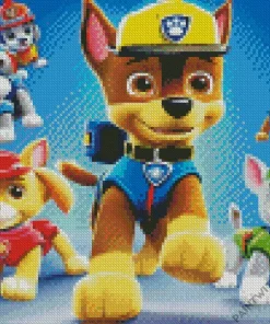 paw patrol dogs Diamond Paintings