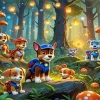 paw patrol puppies Diamond By Numbers