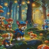 paw patrol puppies Diamond Paintings