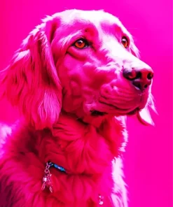 Pink Boykin Spaniel Diamond Painting