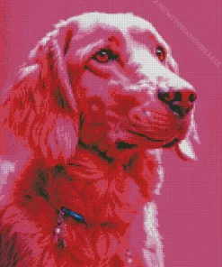 Pink Boykin Spaniel Diamond Painting