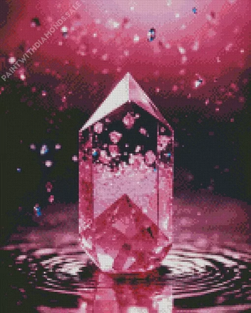 Pink Crystal Diamond Painting