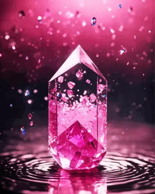 Pink Crystal Diamond Painting