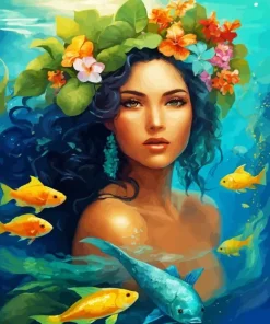 Pisces Girl Diamond Painting