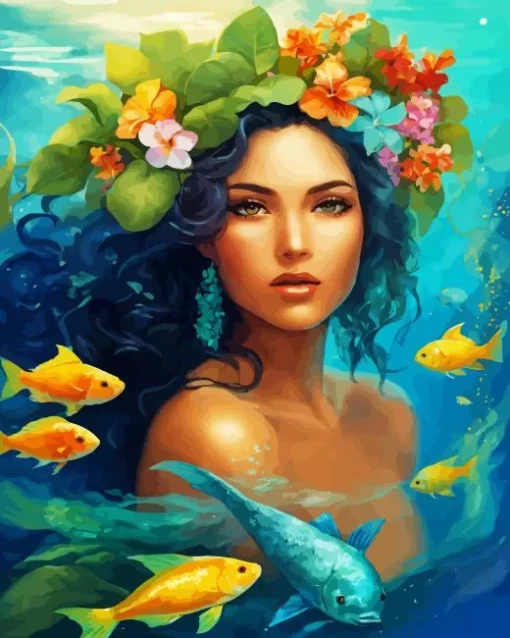 Pisces Girl Diamond Painting