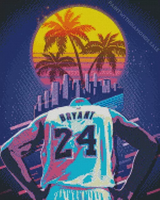 Pop Art Kobe Bryant Diamond Painting