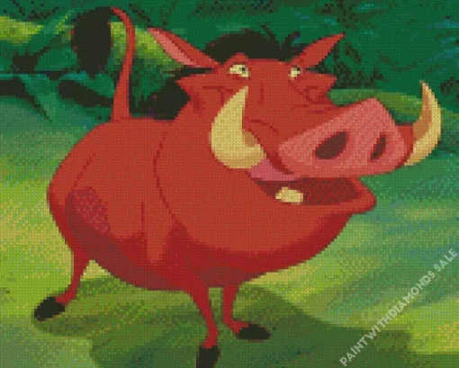 Pumbaa Diamond Painting