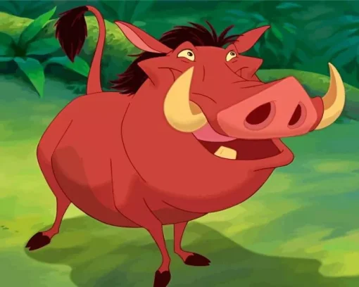 Pumbaa Diamond Painting