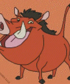 Pumbaa In Timon And Pumbaa Diamond Painting