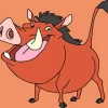 Pumbaa In Timon And Pumbaa Diamond Painting