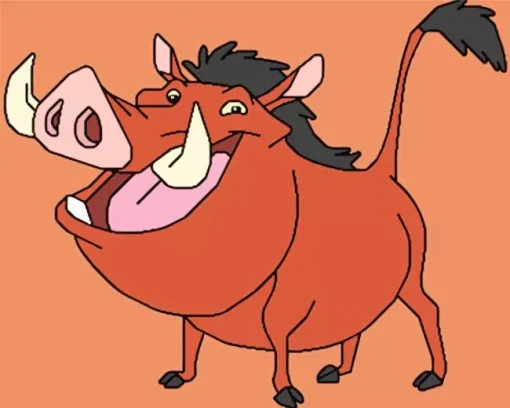 Pumbaa In Timon And Pumbaa Diamond Painting