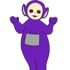 Purple Tinky Winky Diamond Painting