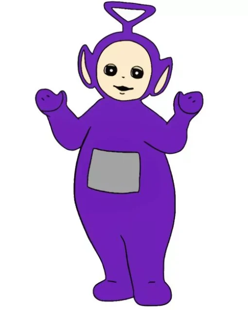 Purple Tinky Winky Diamond Painting