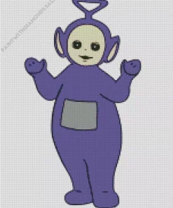 Purple Tinky Winky Diamond Painting