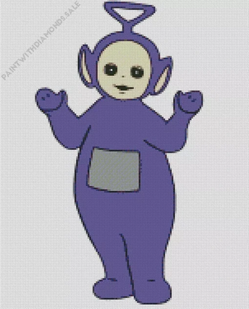 Purple Tinky Winky Diamond Painting