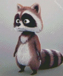 Raccoon Grizzy And The Lemmings Diamond Painting