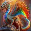 rainbow dragon Diamond Paintings