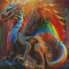 rainbow dragon Diamond Paints