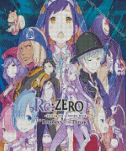 Re Zero Starting Life In Another World Poster Diamond Painting