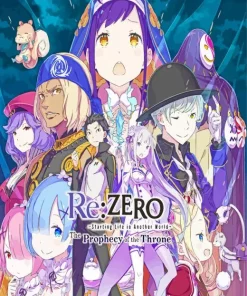 Re Zero Starting Life In Another World Poster Diamond Painting