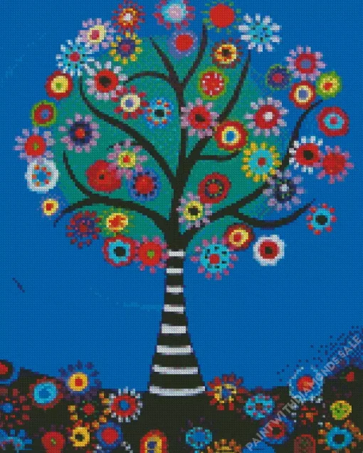 Whimsical Tree Of Life Diamond Painting