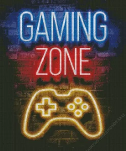 Retro Gaming Zone Diamond Painting