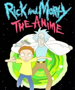 rick and morty animated serie Diamond Paints