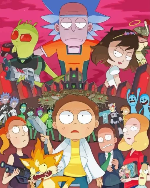 Rick And Morty Characters diamond paints